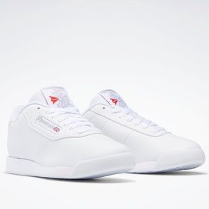 White Reebok Princess Sneakers Like New Size 7.5